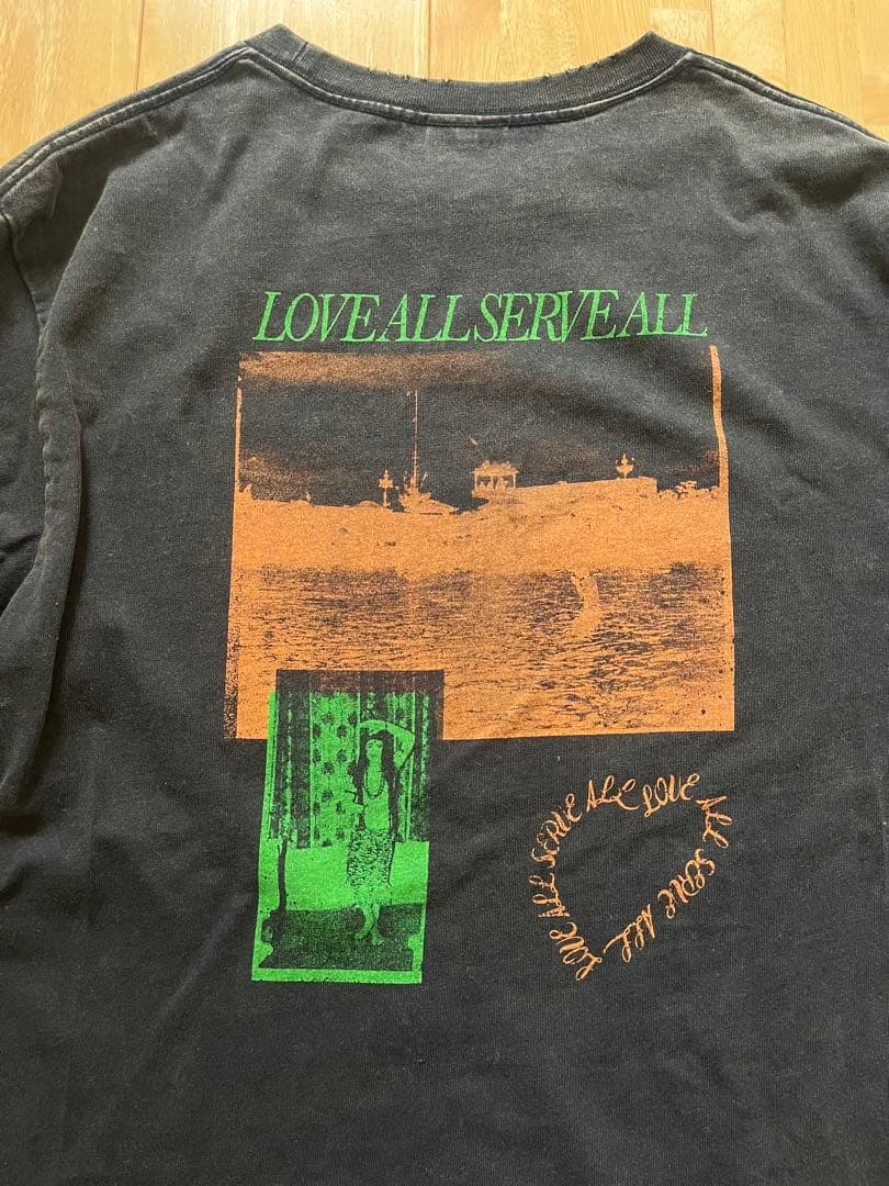 藤井風 Fujii Kaze LASA ダメージロングTシャツ　Sサイズ 美品