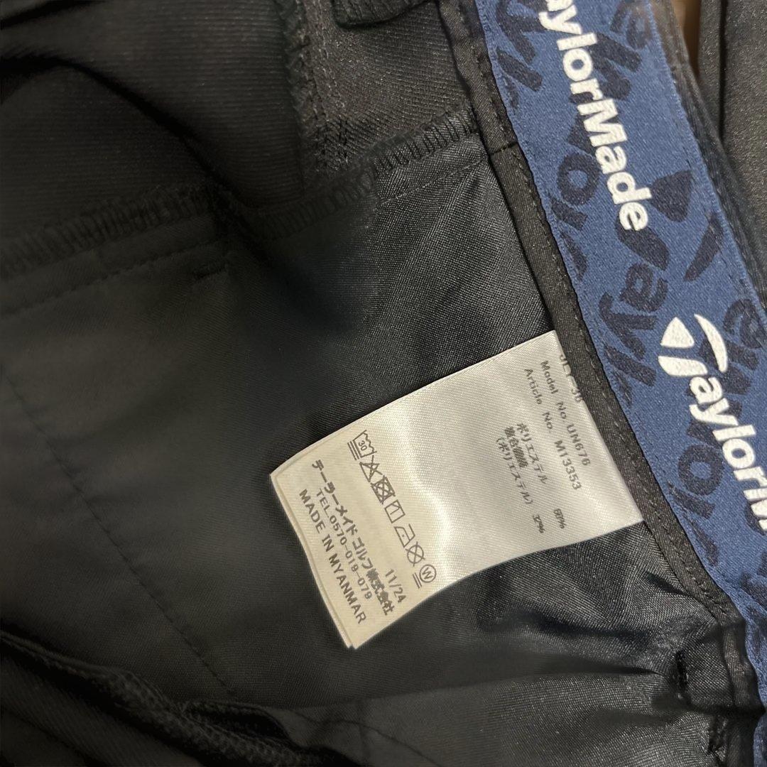 【新品】即発送　春夏秋用TaylorMade レディース ブラックパンツ L