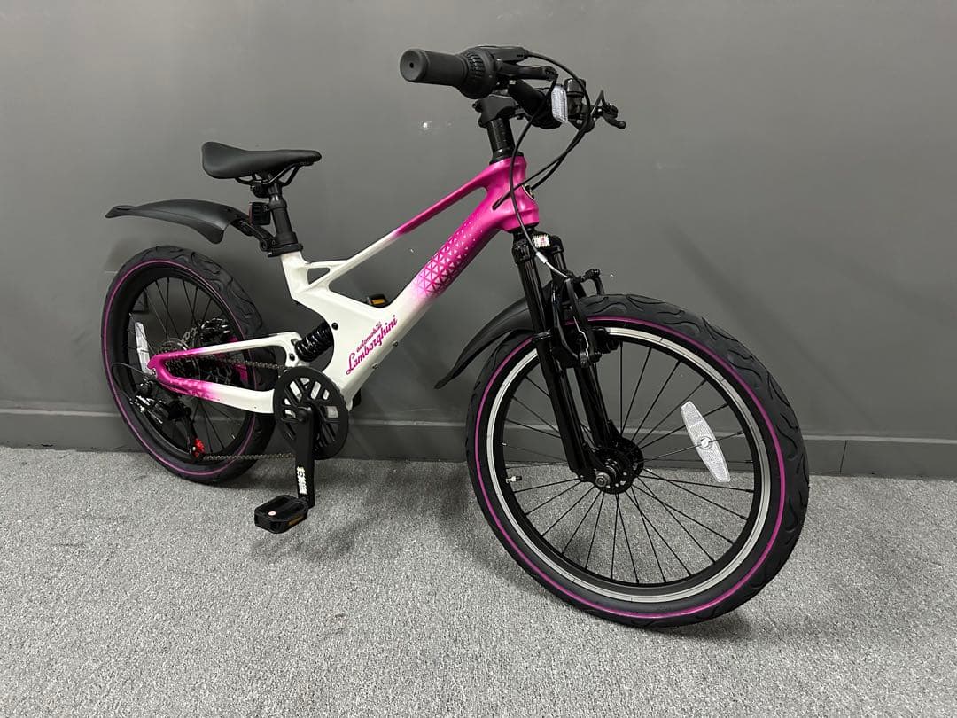 ランボルギーニ キッズバイク 20インチ サスペンション付 7段変速 新品未使用
