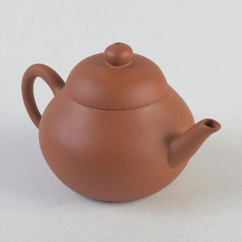 中国　荊渓恵孟臣製　紫砂　朱泥　急須　茶壷　V　A20