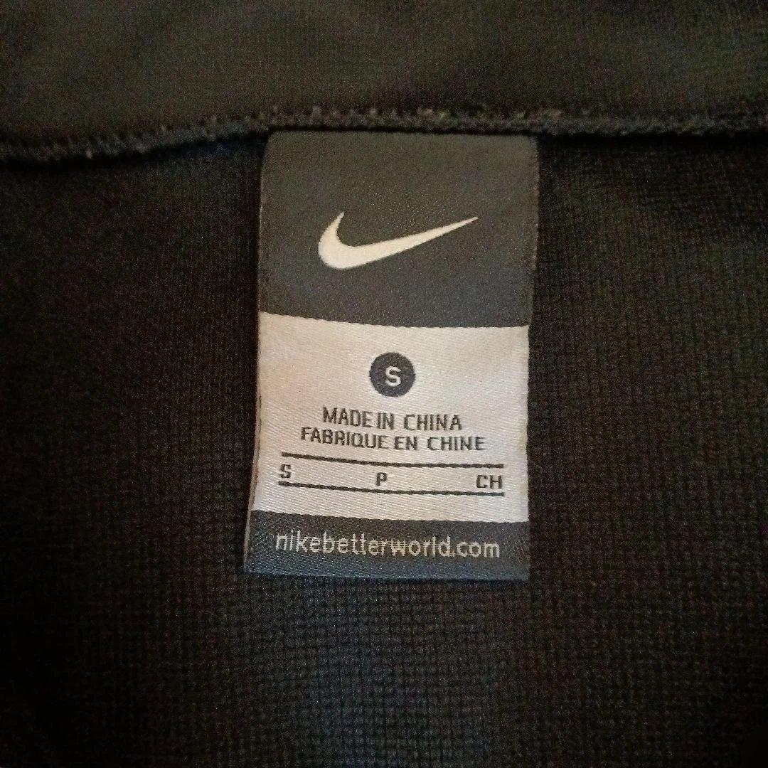 美品NIKEブラック地（ブラック×グレー） ジャージ上下セット サイズＳ