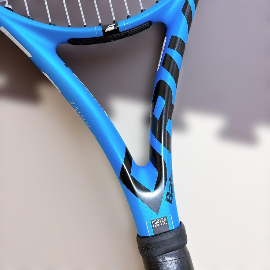 バボラ ピュアドライブ 硬式テニスラケット 300g 青