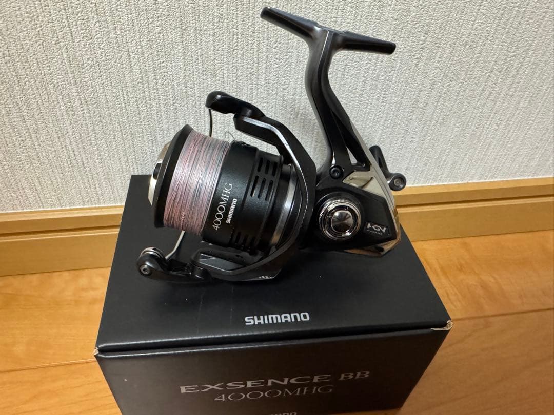SHIMANO EXSENCE BB 4000MHGスピニングリールロッドセット
