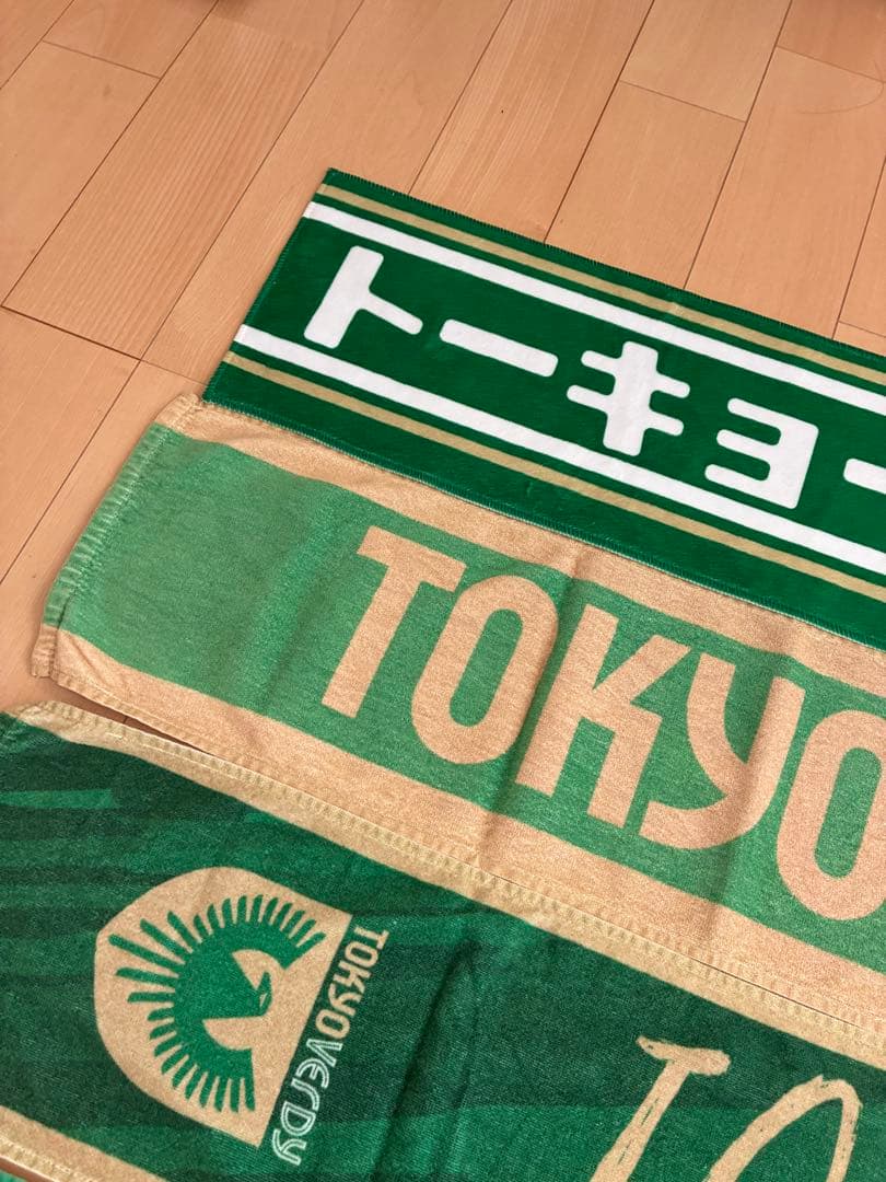 東京ヴェルディ　タオルマフラー　4本セット　応援　グッズ　アントラーズ　サッカー