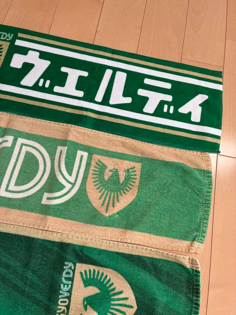東京ヴェルディ　タオルマフラー　4本セット　応援　グッズ　アントラーズ　サッカー