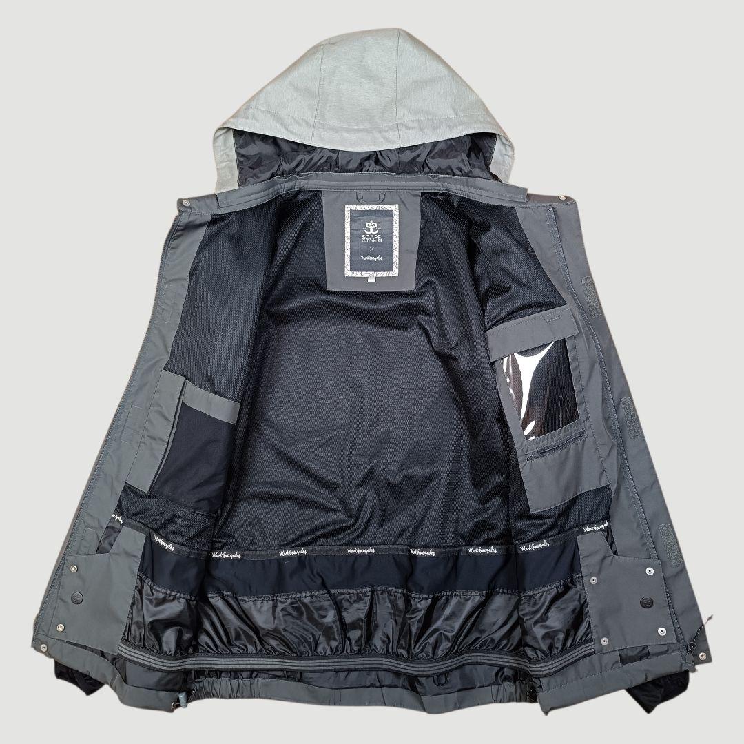 SCAPE×マークゴンザレス スノーボードウェア ジャケット グレーLサイズ