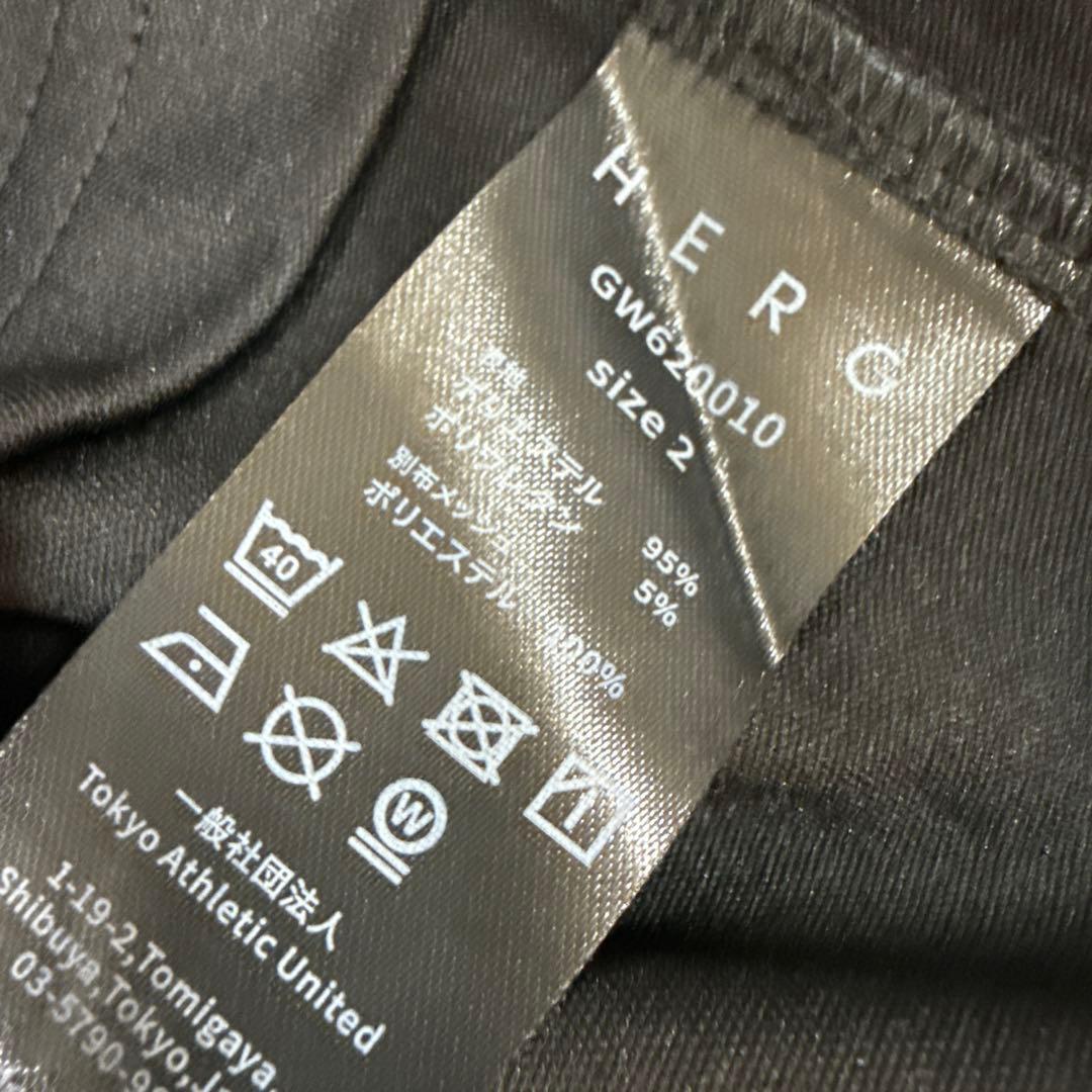 HERG1 エルグワン 長袖モックネックシャツ