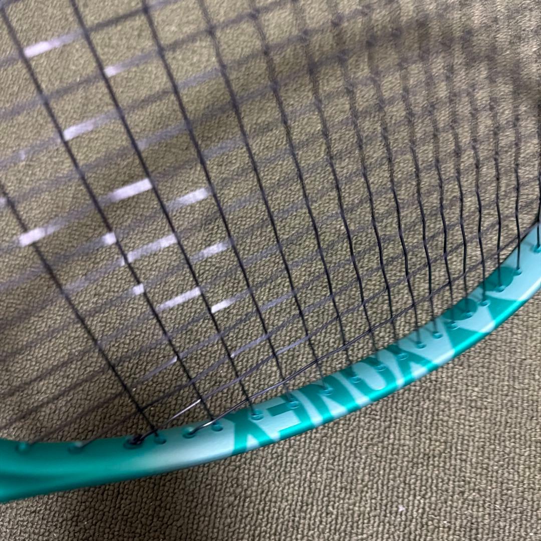 13番YONEX UL-0 テニスラケット 青緑色