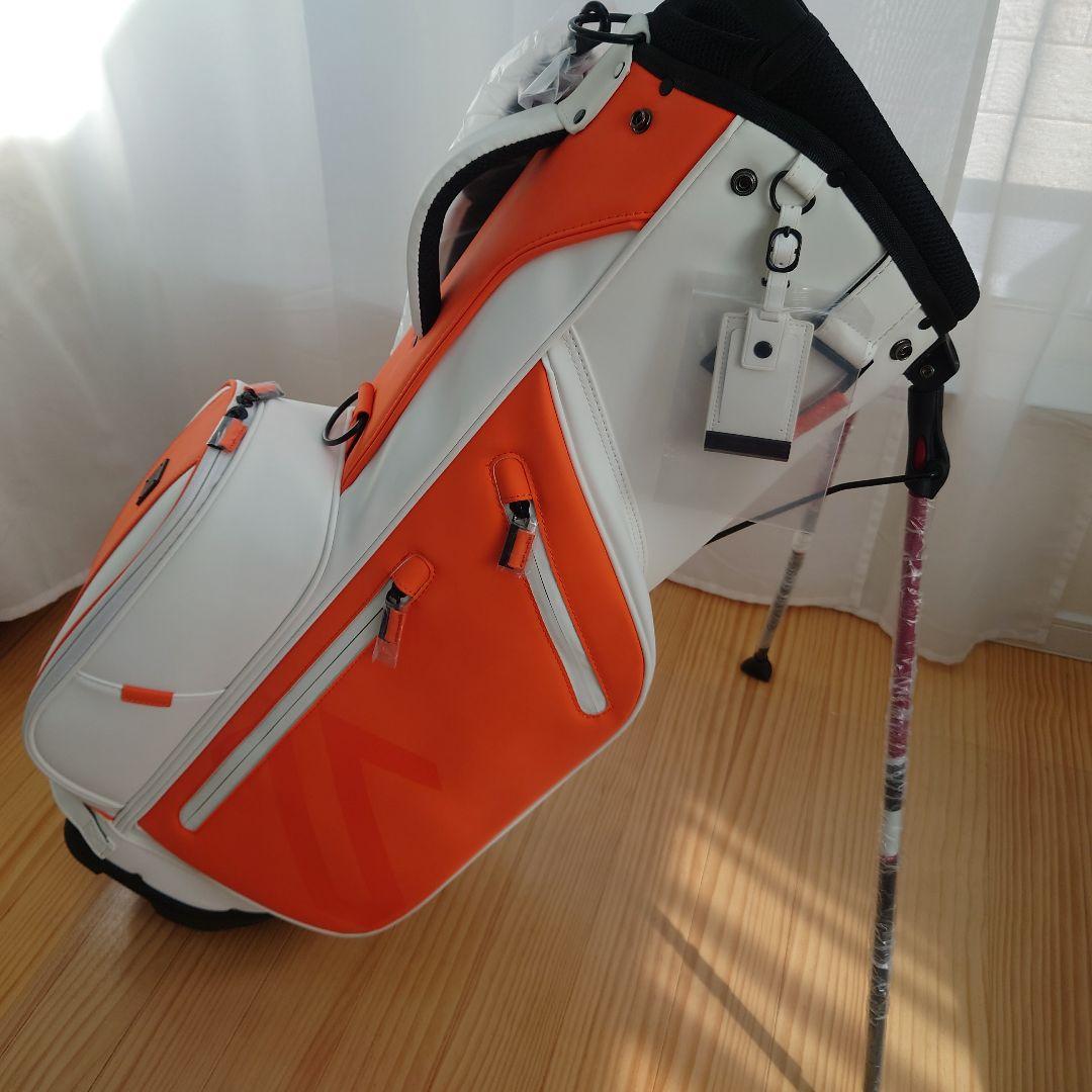 DeMacGregor golfオレンジ/ホワイト キャディバッグ新品未使用品