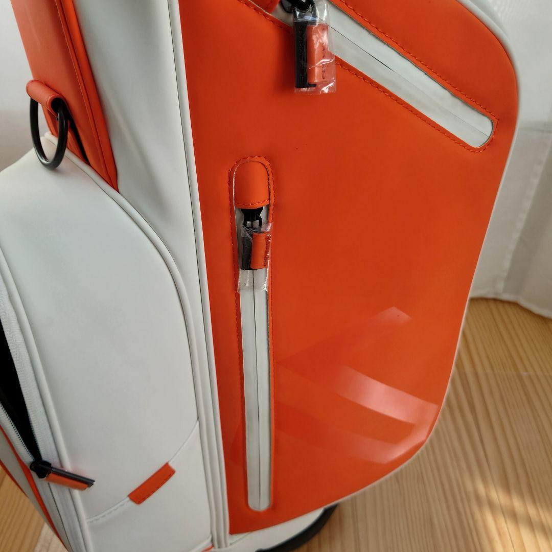 DeMacGregor golfオレンジ/ホワイト キャディバッグ新品未使用品