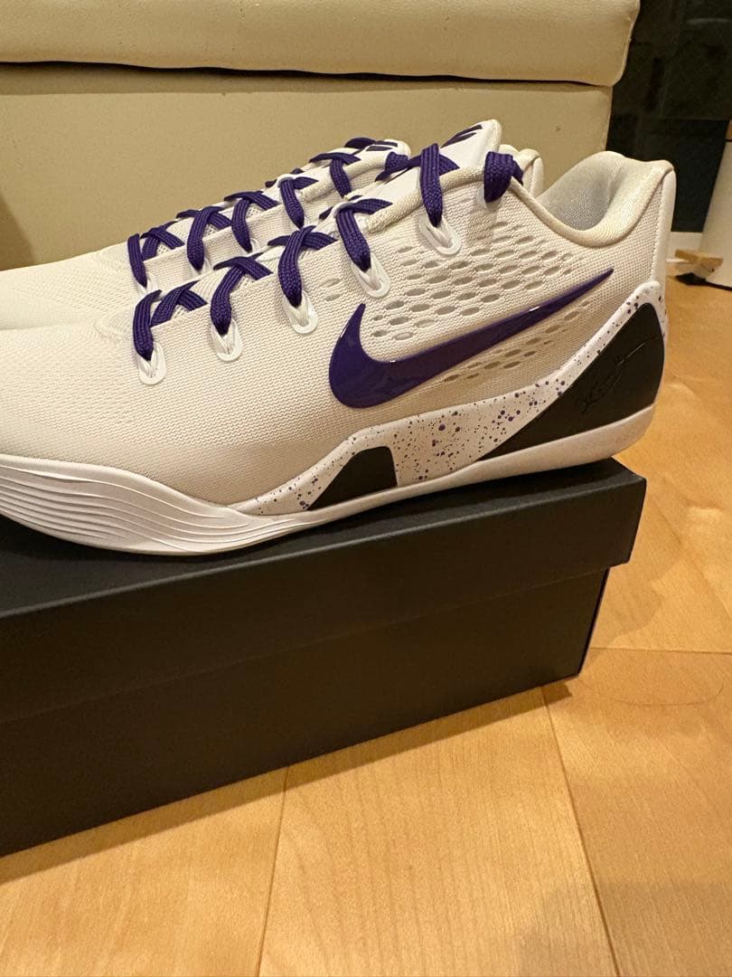 Nike Kobe 9 プロトロ　シューズ ホワイト/パープル
