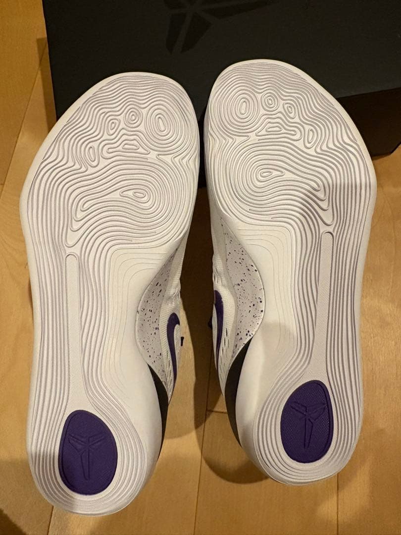 Nike Kobe 9 プロトロ　シューズ ホワイト/パープル
