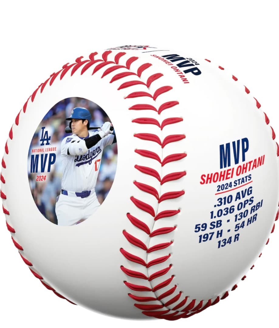 値下げ！【日本未発売】ドジャース 大谷翔平 2024 MVP記念ボール　開幕戦
