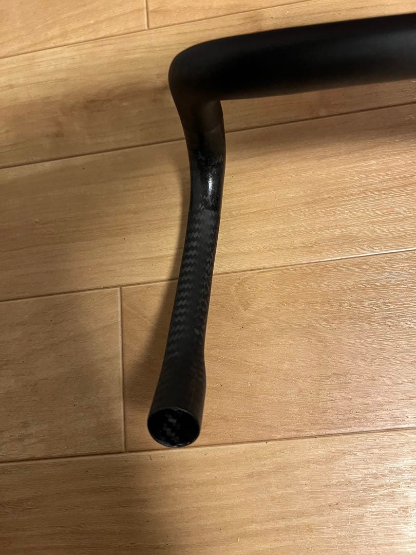 カーボンハンドル フレア 380mm 超軽量 138g
