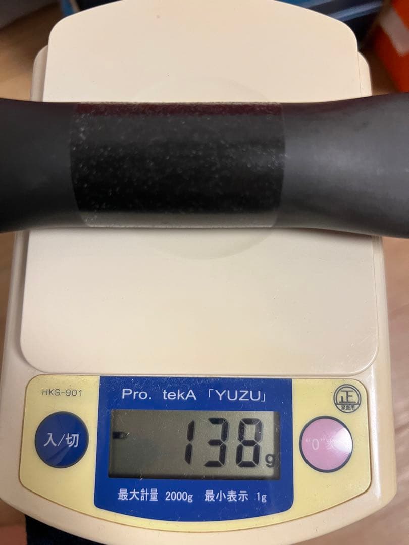 カーボンハンドル フレア 380mm 超軽量 138g