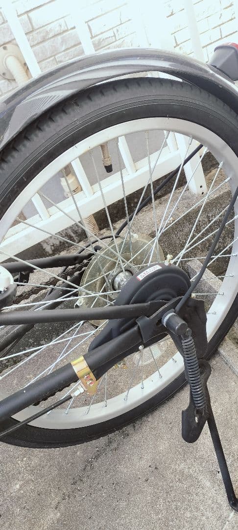 折りたたみ自転車 バスケット付き