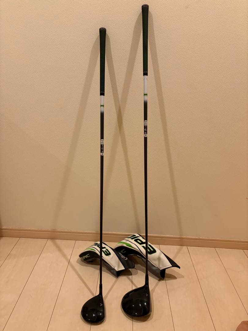 EPIC MAX ドライバー ・3番ウッドＲシャフト2本セット