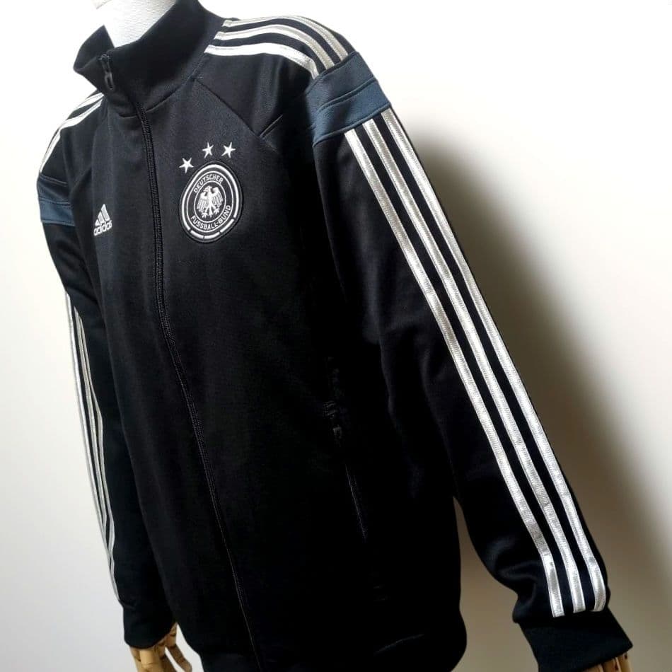 【極美品】adidas アディダス ドイツ代表 フルジップジャージ ブラック