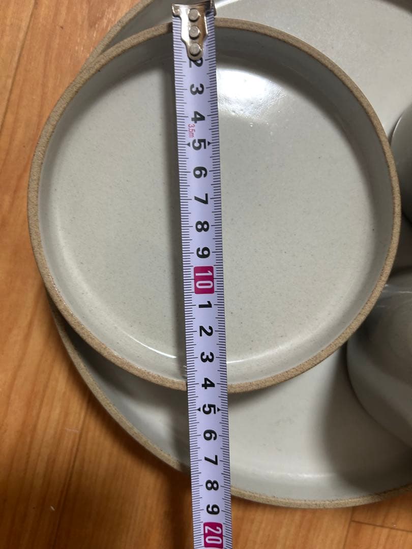 ハサミポーセリン食器セット プレート2種4枚 カップ2個