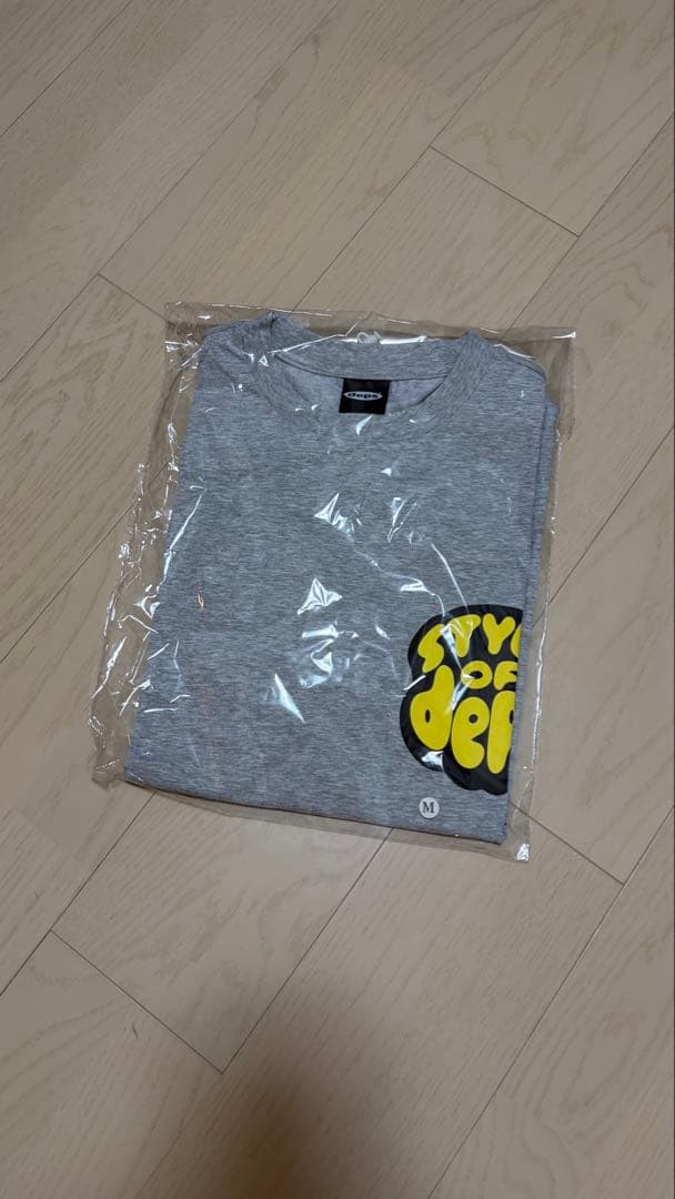 新品未開封 deps DRAW CODE TEE GRAY Mサイズ 釣りフェス