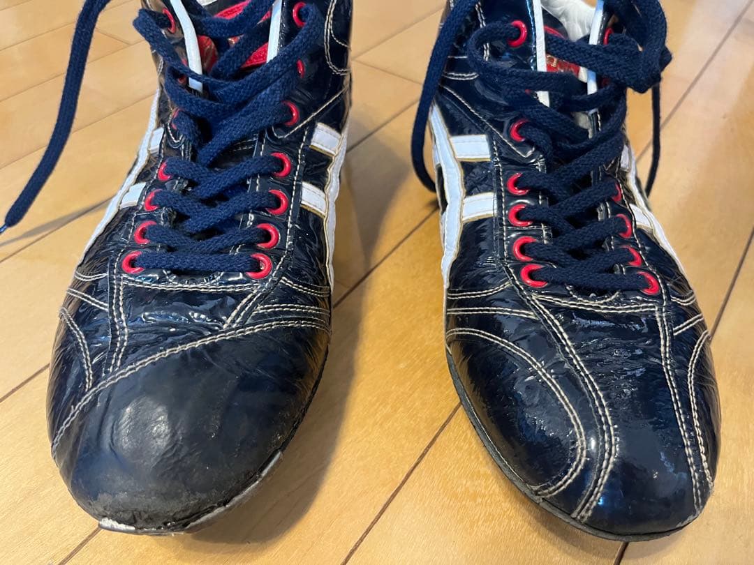 ASICS アシックス 27.5オーダースパイク ネイビー/ホワイト/レッド