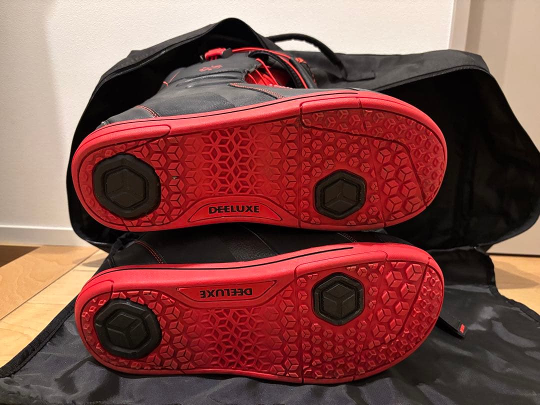 【美品28.5】DEELUXEスノーボードブーツ 収納バッグ付き