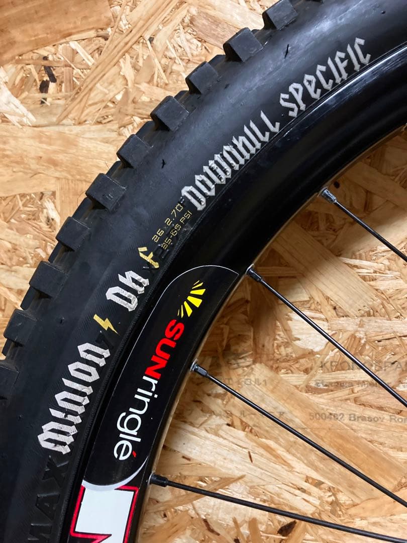 MTB 26インチホイール　マキシスタイヤ付き