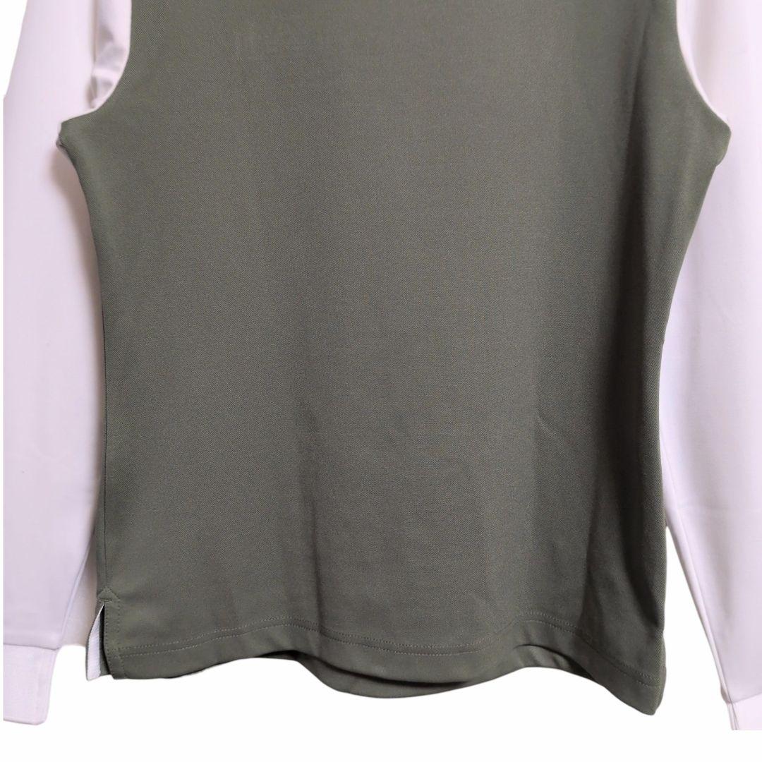 VIVA HEARTビバハート ベア鹿の子 ストレッチ モックネック 長袖シャツ