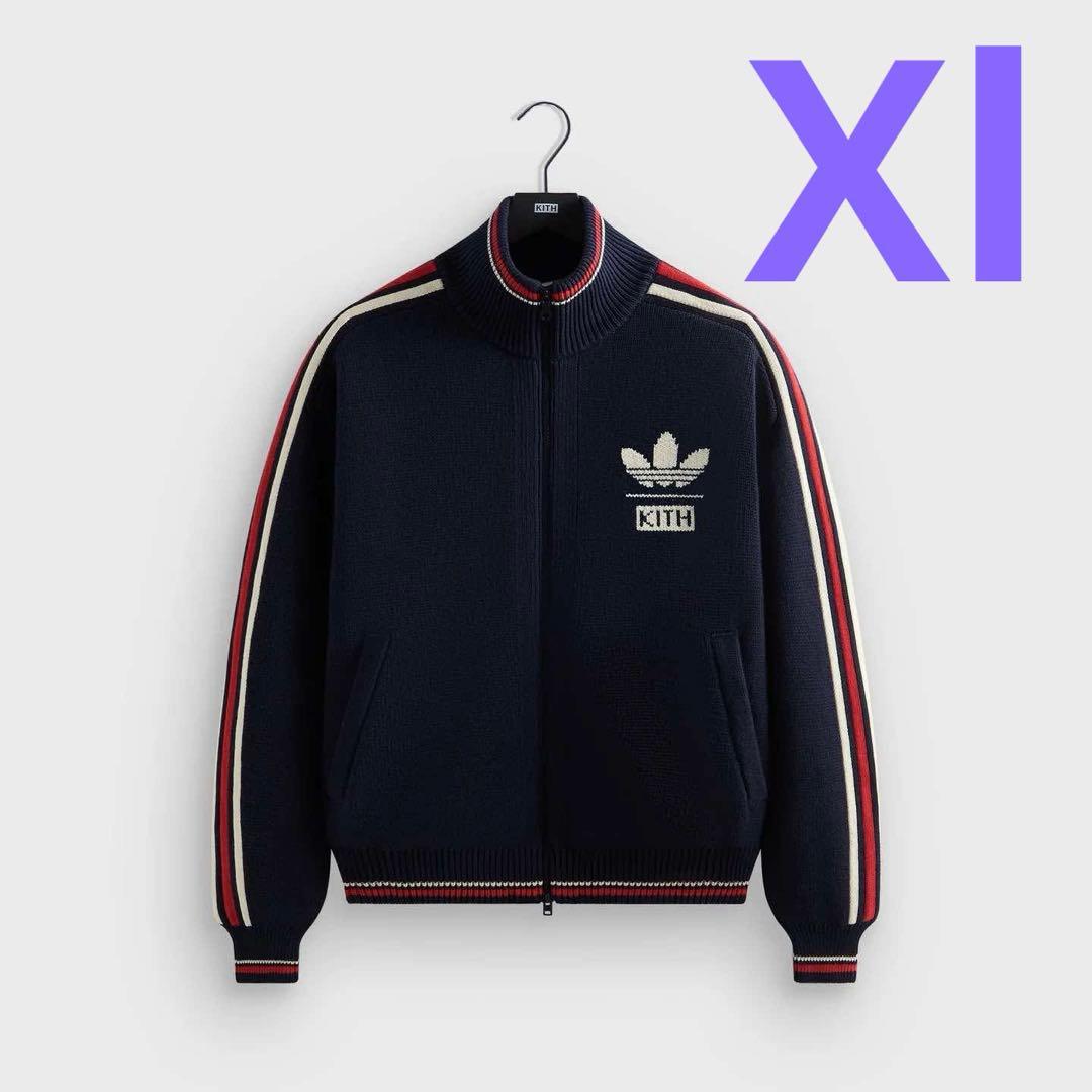 ウェア Kith for adidas Football Knit FullZip XL