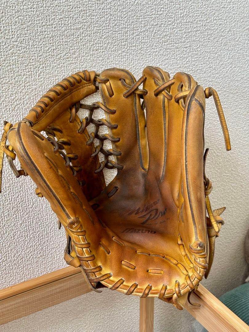 くり　硬式 ミズノプロ 外野用 キップレザー 野球 グローブ