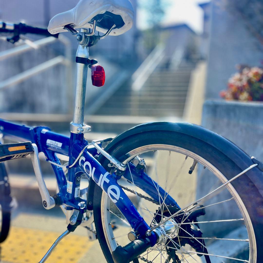 整備済 DAHON Route 20インチ 7段変速 ダホン ルート ブルー