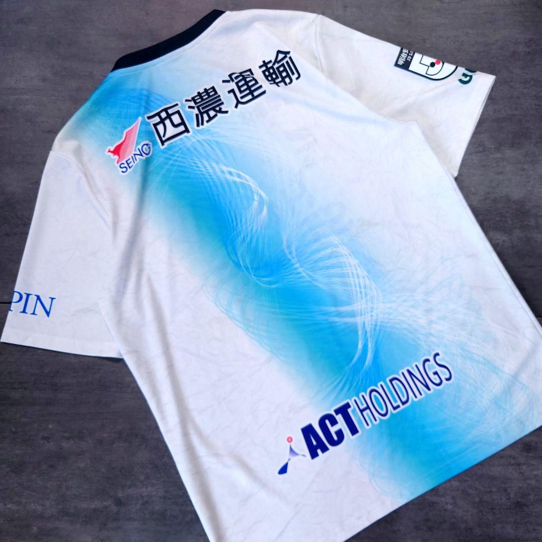 極美品 FC岐阜 ユニフォーム 2022 アウェイ 背番号無し ホワイト