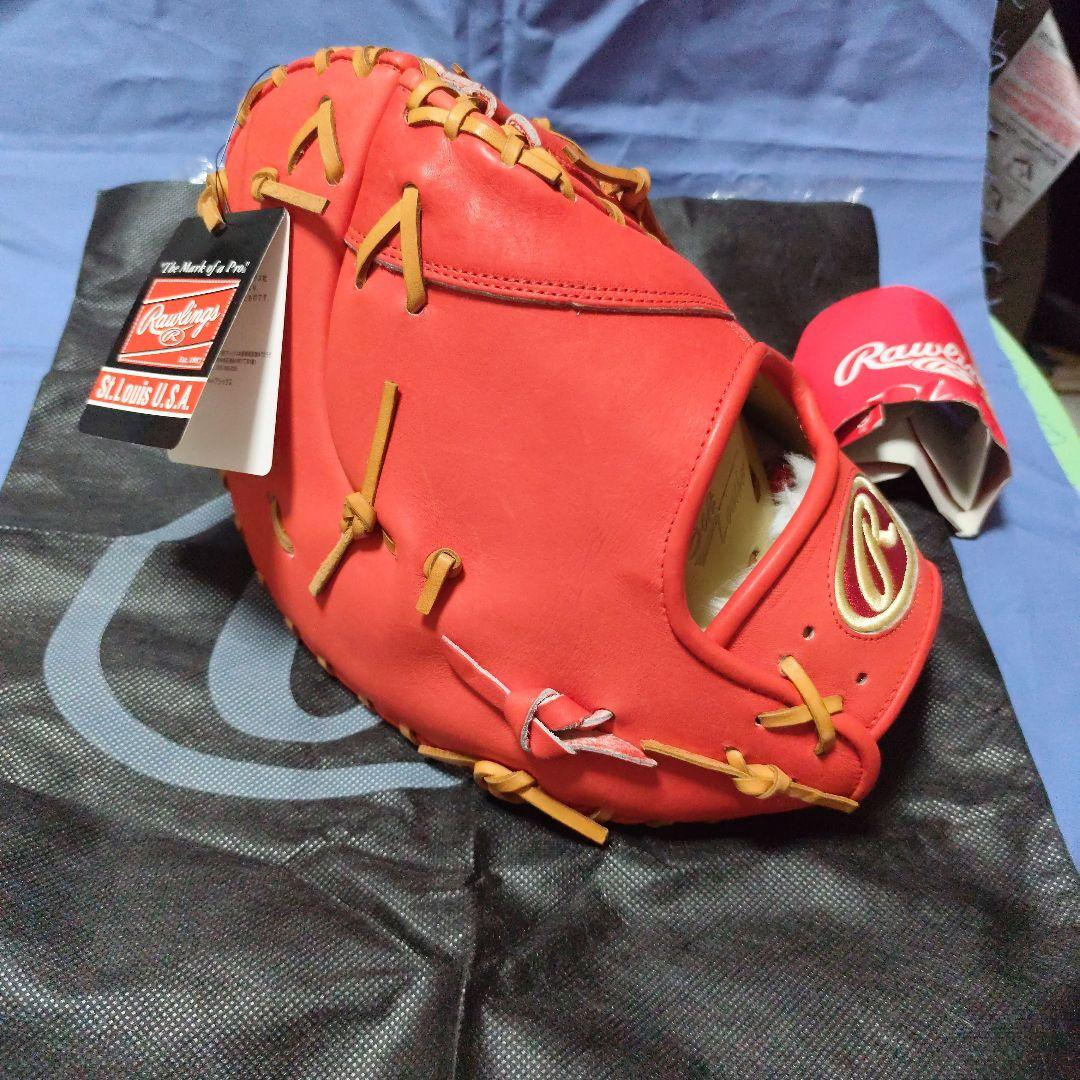 Rawlings DEER HAND 軟式グローブ オレンジ×ライトブラウン