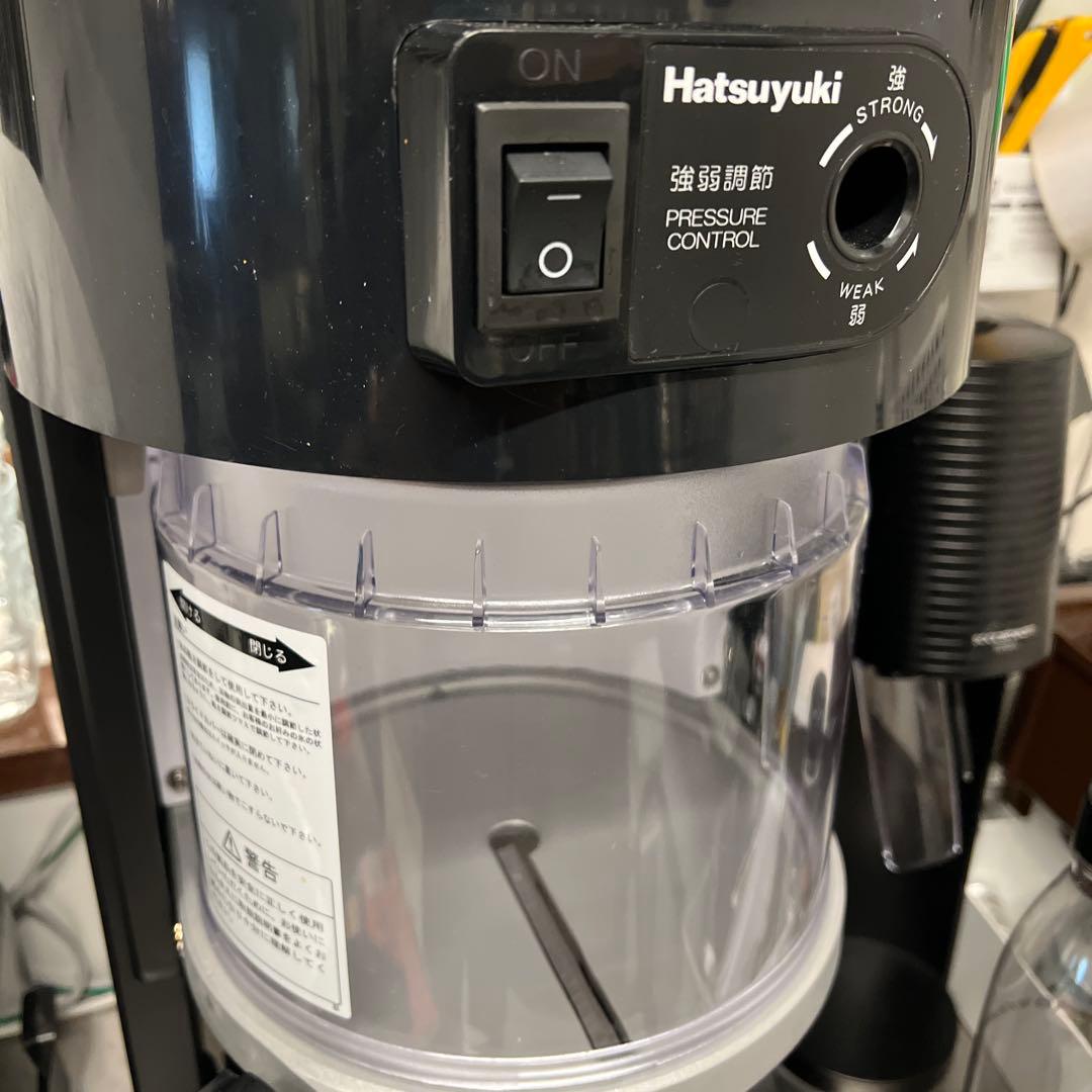 Chuchan Hatsuyuki かき氷機 圧力調整機能付き