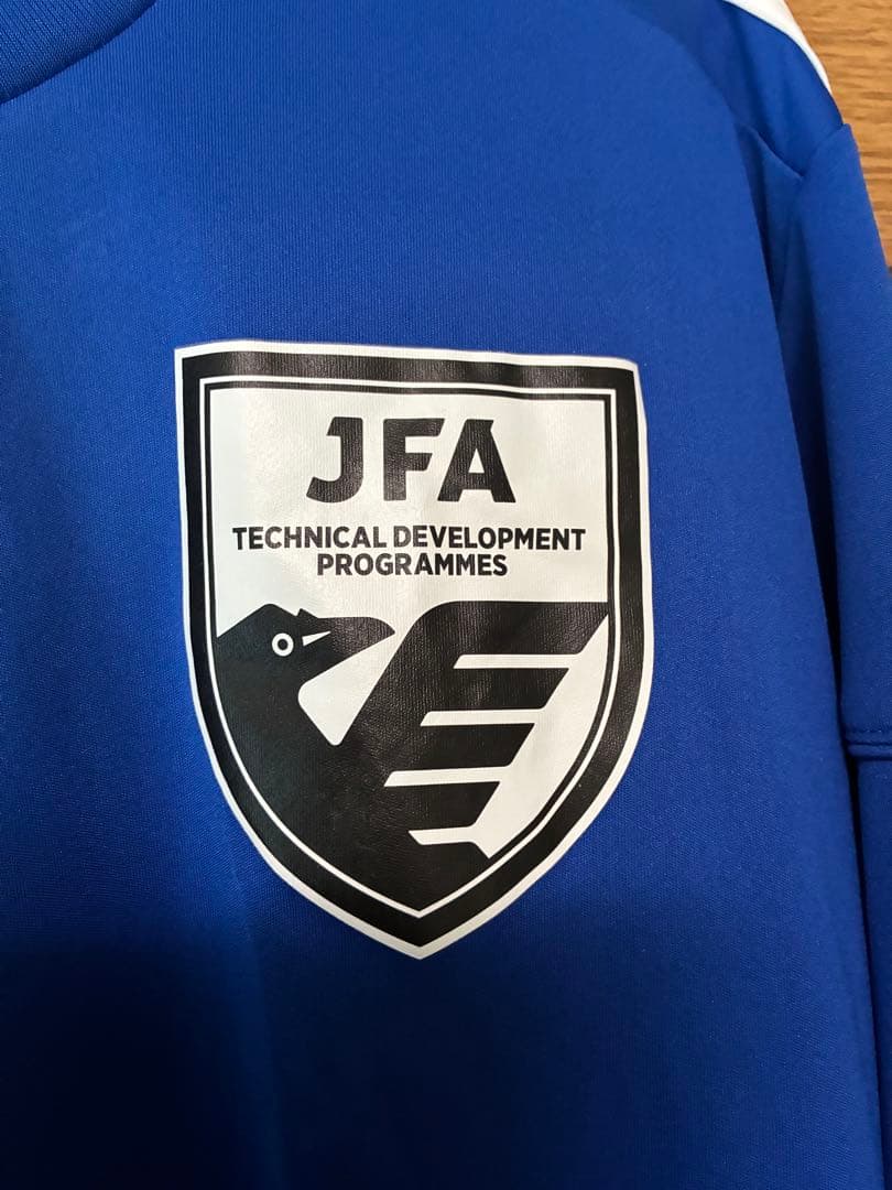 アディダス　JFA ピステ 長袖 セット青
