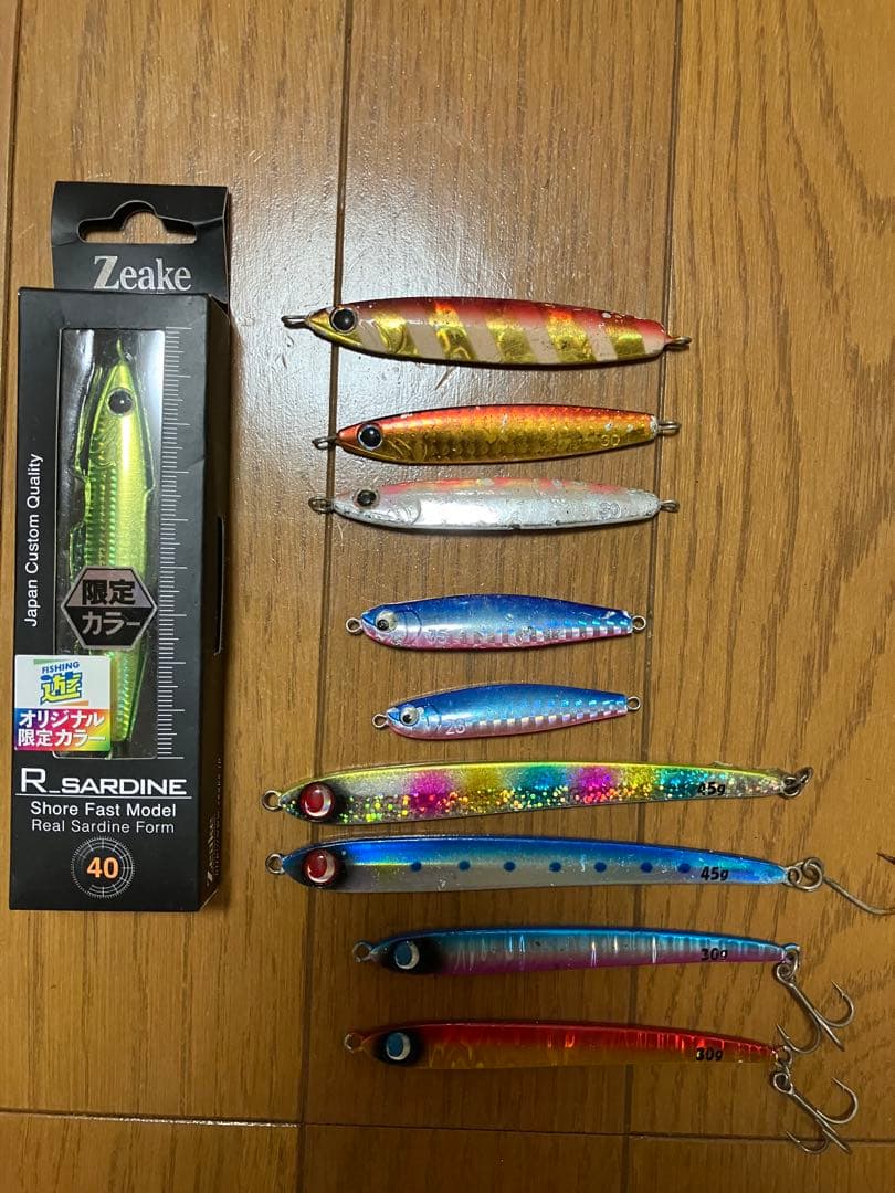 釣り引退　タックルボックス、ミノー、ジグ、ワーム等大量　セット売り