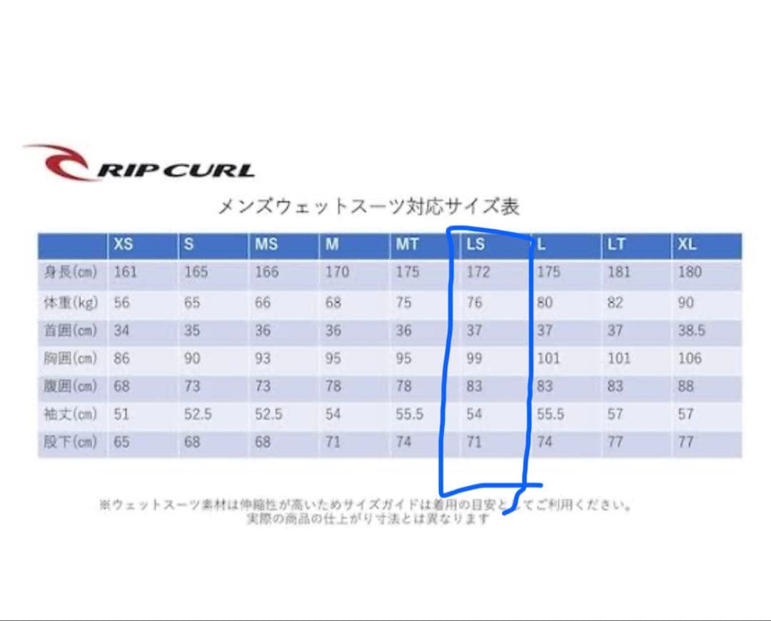 Rip Curl ウェットスーツ ブラック