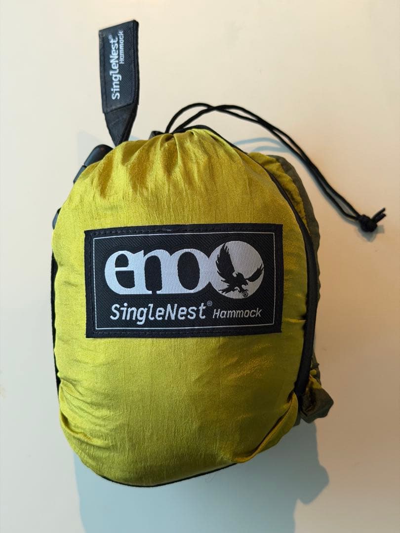 【値下げ】ENO SingleNest ハンモック オリーブグリーン