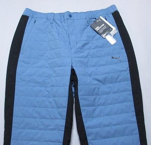 新品プーマ/PUMA ゴルフ　秋冬 中綿 防風 ストレッチパンツ/XL(W86)