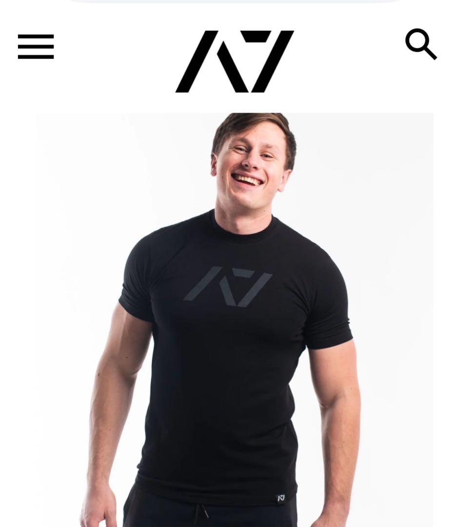 強くなりたい子様リクエスト品】A7 ストロング バーグリップTシャツ L ブラッ