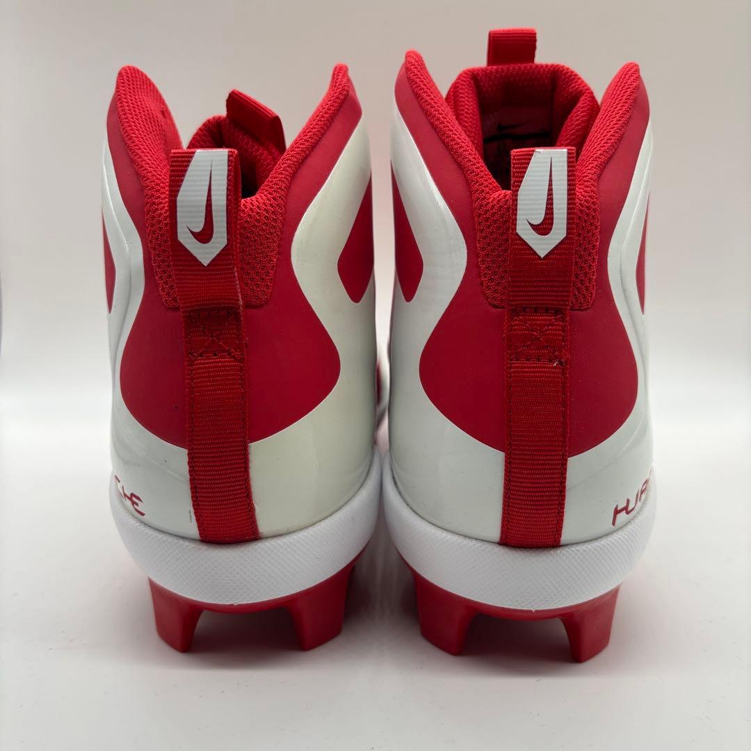 NIKE 野球 スパイク レッド 赤 27.5㎝ ミドルカット 軽量 ポイント