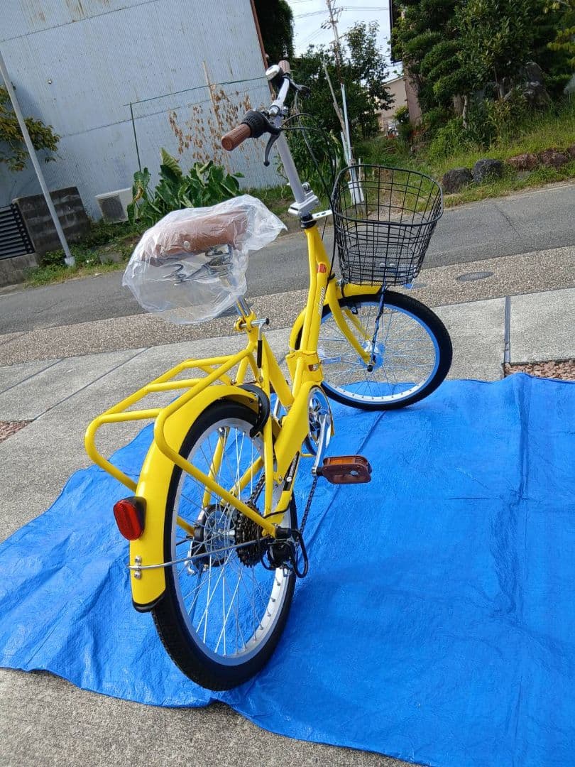 【新品未使用車❣️】【全国送料無料】折りたたみ自転車 20インチ 6段変速