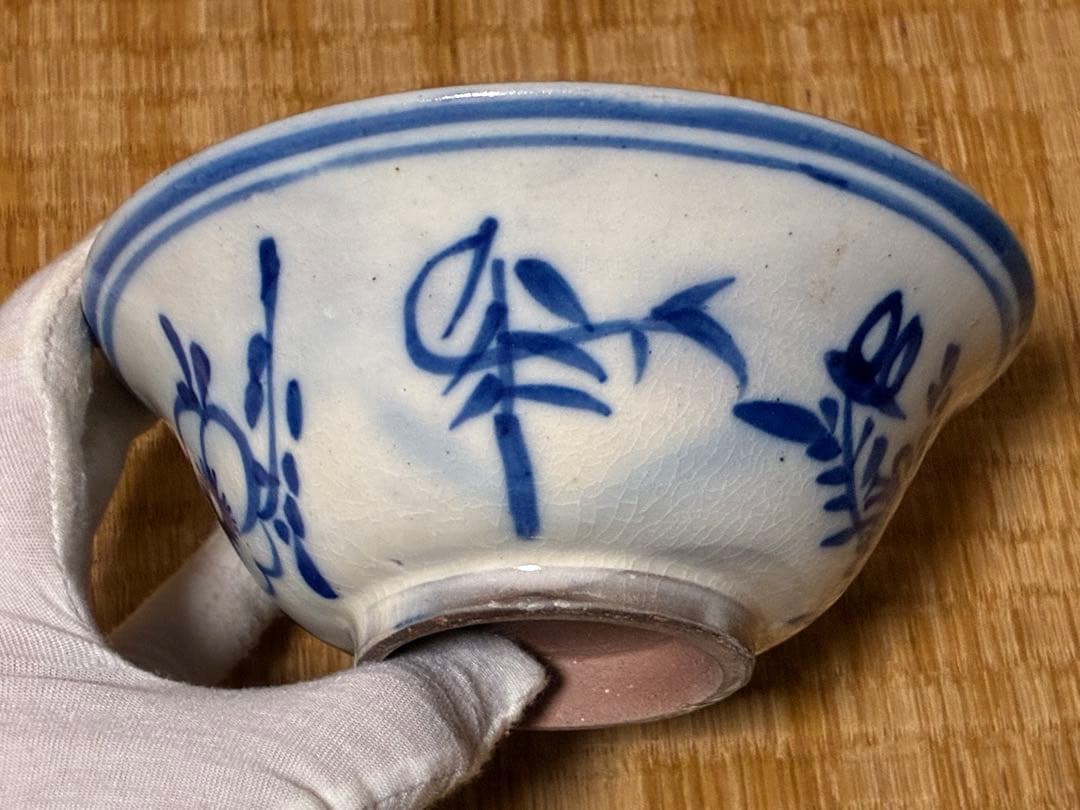 ペルシャ鉢 イスラム古陶 ペルシャ陶器 波斯 古染付 魚紋 皿