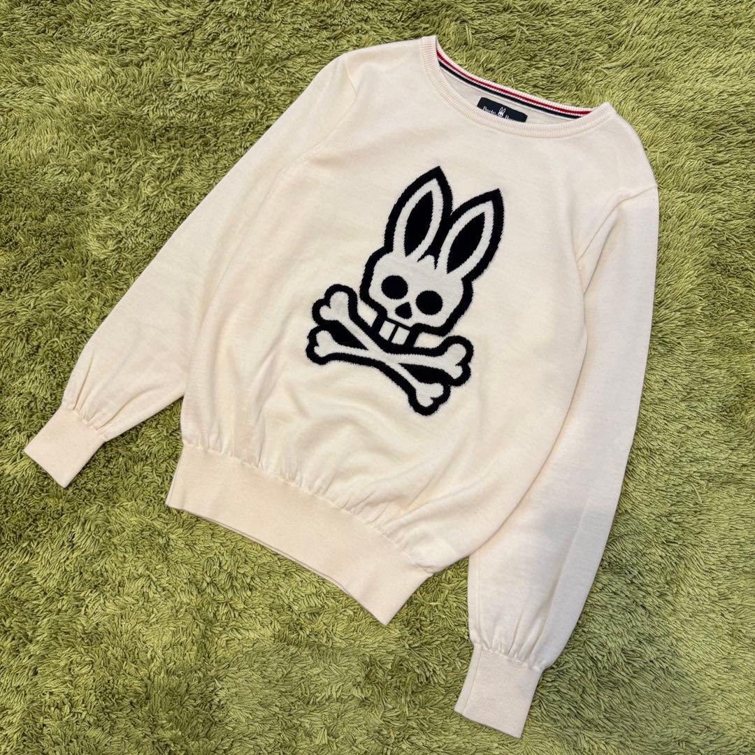 Psycho Bunny サイコバニー ウールセーター ニットセーター メンズS