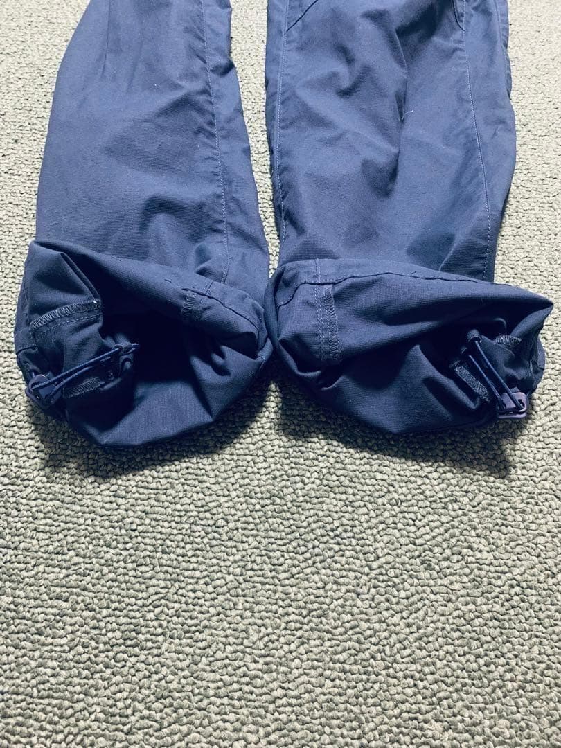 パーリーゲイツ　ゴルフ　パンツ　メンズ　ゴム　調節　紺色