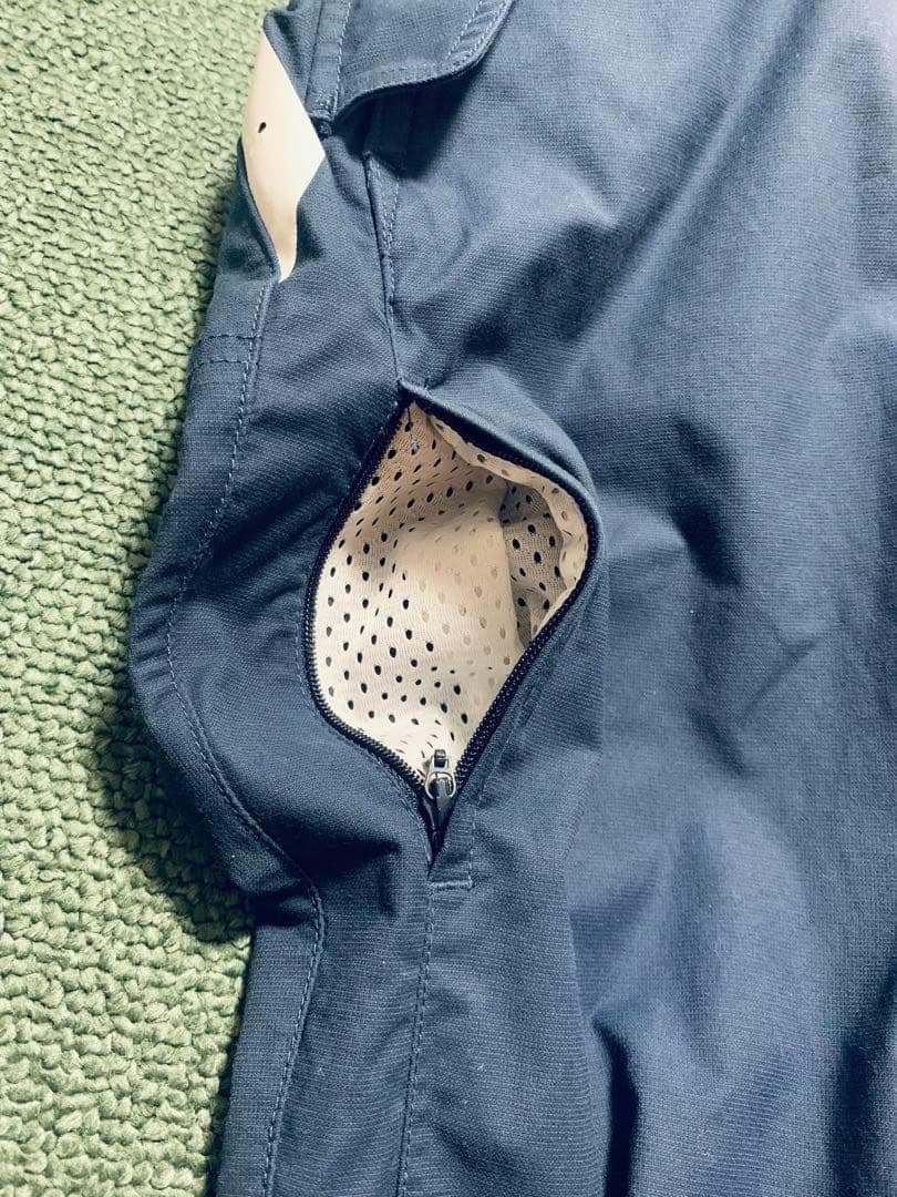 パーリーゲイツ　ゴルフ　パンツ　メンズ　ゴム　調節　紺色
