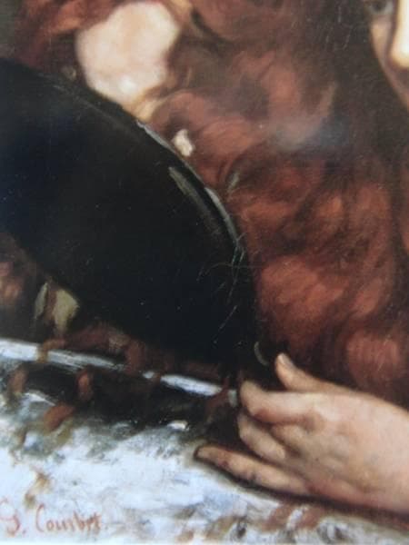 COURBET、PORTRAIT、希少画集画、状態良好、新品高級額装付
