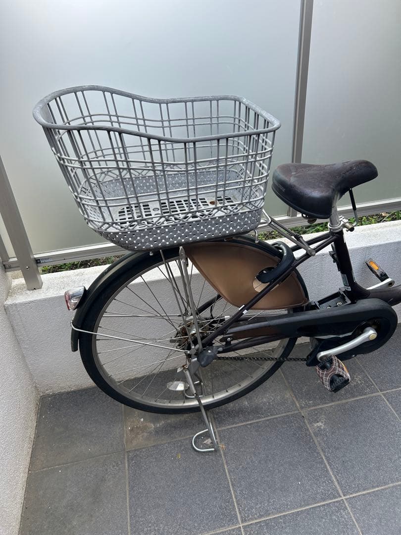 熊本市引取り限定　電動アシスト自転車 2バスケット付き