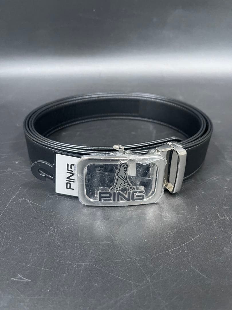 PING ブラック ベルト 未使用タグ付き