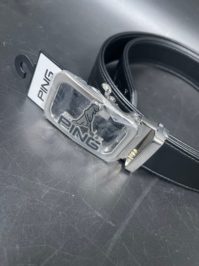 PING ブラック ベルト 未使用タグ付き